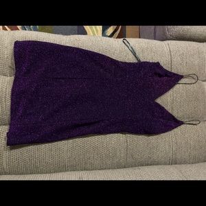 Forever 21 Purple Glitter Dress